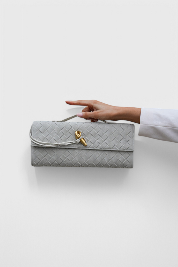 Melanie Bolso de Hombro Clásico de Ante